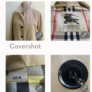 Burberry london car coat mens M Burberry size 50